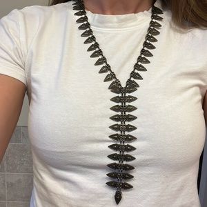 Brass Arrowhead Necklace - Adjustable Length